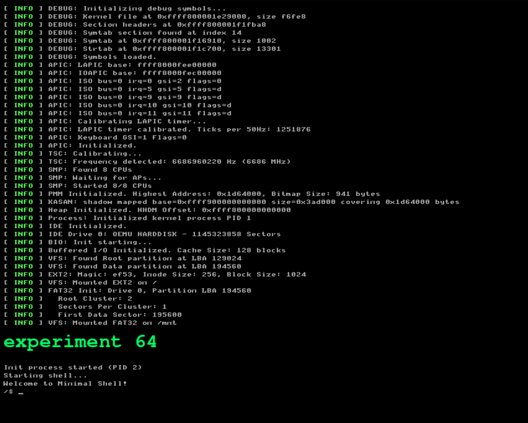 GitHub - robledop/experiment64: My hobby operating system · GitHub